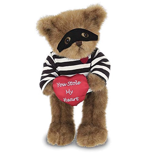 Bearington Lawless Lover Peluche Peluche Oso de Peluche con Corazón, 10 pulgadas Bearington Collection Bearington Collection