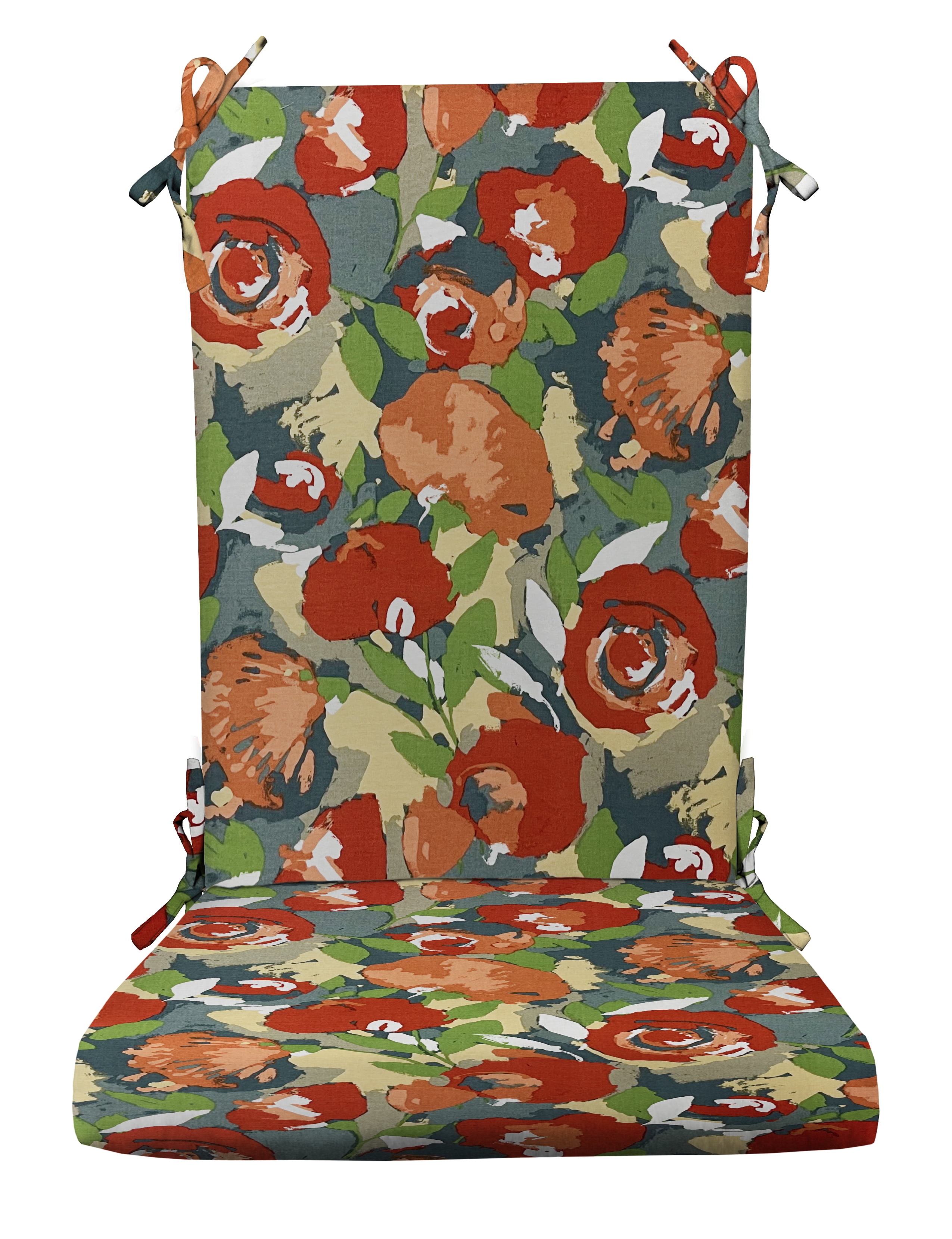 RSH Décor Indoor Outdoor Foam Rocker Rocking Chair Pad Cushions, Fits