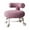Violet, variant on Rolling Stool with Backrest Low Rolling Seat Stepstool Shoe Stool Heavy Duty Stable Padded Seat Low Stool with Wheels for Living Room Sturdy Gray