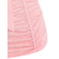 thumbnail image 4 of Tapa de camiseta de tanque fruncidos Bowknot Rosegal Camisetas sin mangas de talla grande, 4 of 5