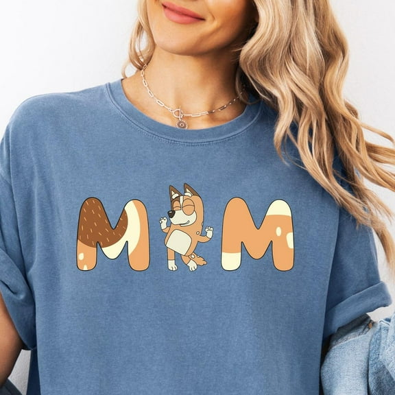 Bluey Mom Chilli Shirt, Bluey Cool Mom Shirt, Chilli Heeler Shirt, Bluey Tee, Bluey Mom Shirt, Bluey Tee, Mommy Gift Shirt Unisex S-5XL Hot Trending Shirt, Vintage Birthday Gift