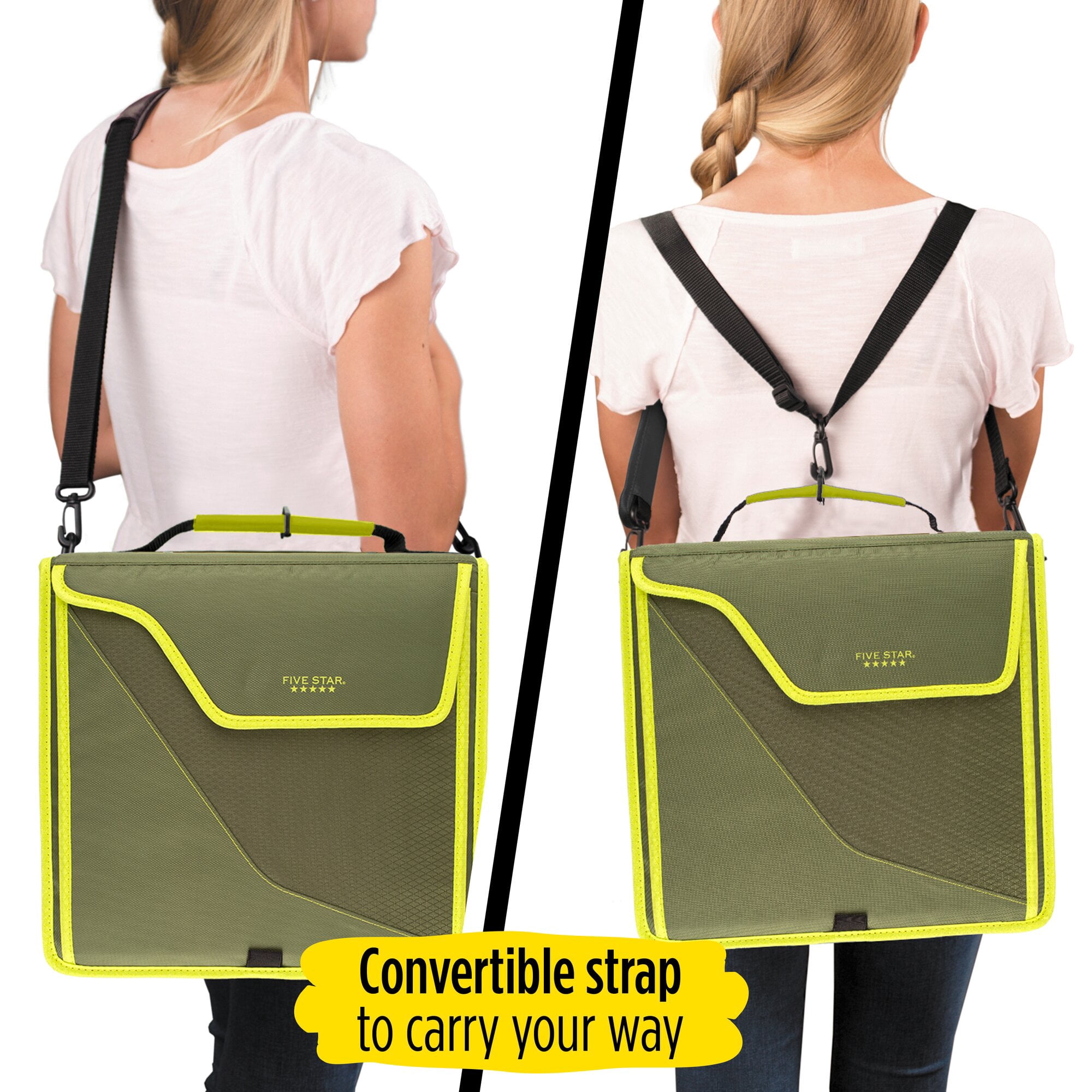 Five Star 3 Sewn Zipper Binder Plus Removable Padded Case 850 Sheet Capacity