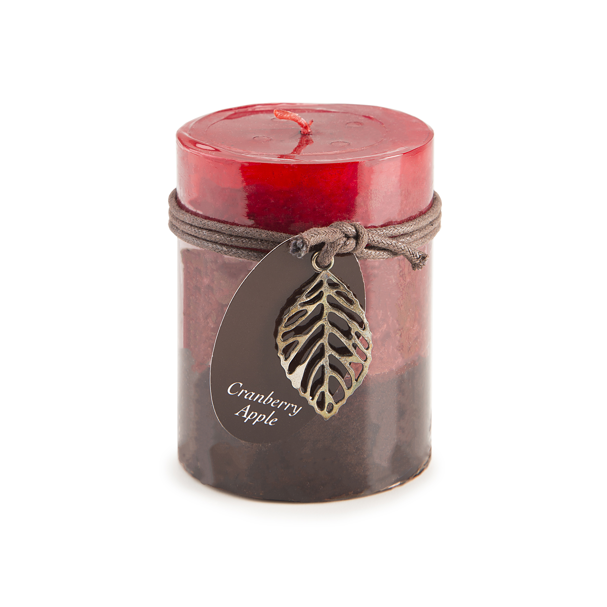 Dynamic Collections Pillar Candle: Cranberry Apple, 3x4 in - Walmart.com