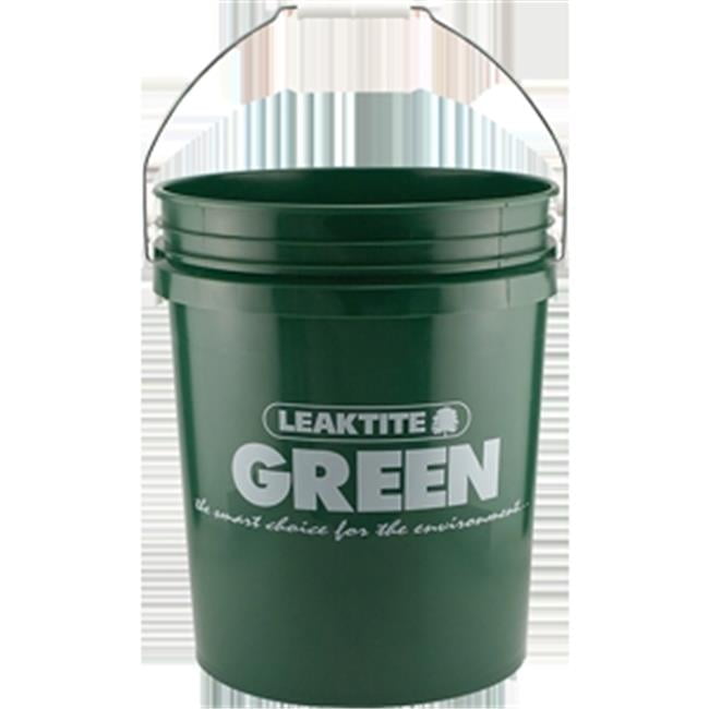 Leaktite 084305387493 5GLGRN 5 gal Bucket, Green