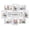 White Frame Patterned Family Theme, variant on - Photo Collage Frame for Wall Picture Frames Collage Wall Decor 8 Opening Photo Frames Family Friends Picture Frames for Birthday Gift Style - White
