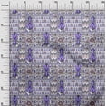 thumbnail image 3 of oneOoneCottonPoplinPurpleFabricFlameStitchCraftProjectsDecorFabricPrintedByTheYard56InchWide, 3 of 4