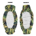 thumbnail image 4 of FKELYI Mule Bench Seat Cover Dustproof UTV Seat Cover Compatible with Kawasaki Mule 600/610 Camo Green Dinosaur Print 2 Pcs Anti-Scratch Seats Protector Decor, 4 of 7