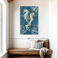 thumbnail image 2 of Elephant Stock Playa Sealife Ii Indigo Wall Art - Vertical Multi Panel Canvas - Living Room Wall Decor - Animal Multi Panel - Blue And Orange Decor By Paul Brent - 28" x 45", 2 of 8