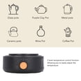 thumbnail image 3 of Portable Electric Hot Plate Single Burner, Efficient Safe Heating Plate with 2 Level Temperature Control, Compatible with Various Cookware Materials, 3 of 7