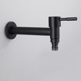 thumbnail image 3 of Sink Faucet, Washing Machine Faucet G1/2in Sink Water Tap, Faucet And Accessory For Household Kitchen Single Cold Tap Black Short Type Washing Machine Faucet, 3 of 8