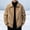 c01Brown, variant on Men's Faux Suede Jacket Full Zip Trucker Coat Plus Size Lapel Leather Jackets Vintage Style Fall Winter Business Casual Brown XXXL