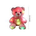 thumbnail image 3 of KOYPTL 22cm Light Up White Bear Plush Toys for Toddlers 1-3,Soft Stuffed Animal Toys Nightlight In Glow Sleeping Toys Holiday Birthday Xmas Valentines Day Gifts for Women Girlfriend Girls 3 4 5+, 3 of 6