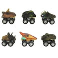 thumbnail image 1 of Simulación de dinosaurio de juguete para tirar hacia atrás, modelo de tiranosaurio de coche, juguete de carreras para niños WD.WDQZL Hogar, 1 of 4