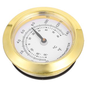 Thermometer Plastic 1Pcs 1.5x1.5x0.5in