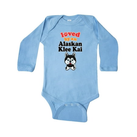 

Inktastic Alaskan Klee Kai Dog Gift Gift Baby Boy or Baby Girl Long Sleeve Bodysuit