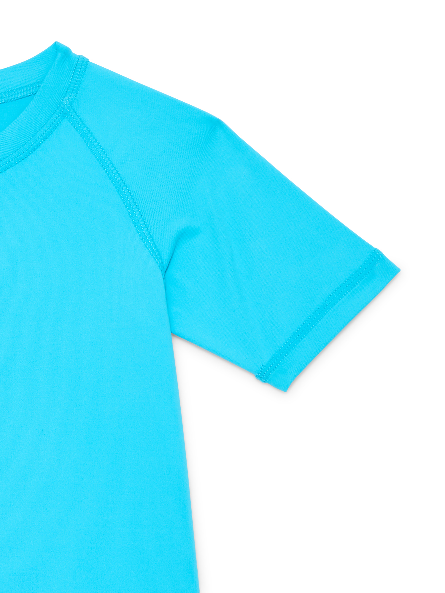 Wonder Nation Baby and Toddler Boy Short- Sleeve Rash Guard, Sizes 12M-5T
