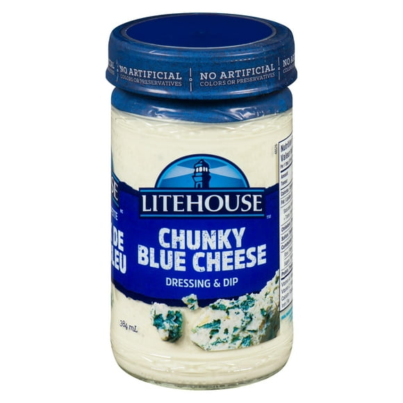 Vinaigrette et trempette aux morceaux de fromage bleu Litehouse 384 ml