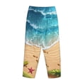 thumbnail image 5 of Daiia Tropical Beach With Starfish Women's Sleep Pant with Pockets and Drawstring,Pajama Pants-Large, 5 of 9