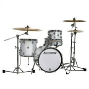 Ludwig Breakbeats 4-Piece Shell Pack w/ Riser - White Sparkle