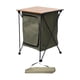 thumbnail image 4 of Gabinete plegable para acampar, gabinete de almacenamiento de 2 niveles para actividades al aire libre en la playa Verde, 4 of 8