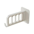 thumbnail image 1 of Multi Functional Folding Sticky Hook Seamless Sticker Plastic Hanger Hook Wall Mounted Clothes Storage Hanger, 1 of 5