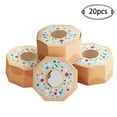 thumbnail image 3 of 20Pcs Donut Style Candy Gift Box Wedding Birthday Baby Shower Theme Party Decoration Biscuit Chocolate Boxes Favor Gift Package Champagne Smile Home, 3 of 6