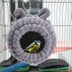 thumbnail image 2 of KAKOWELY Nido cálido para pájaros, nido colgante para loros, nido decorativo para dormir, jaula para mascotas, cama para dormir, 2 of 5