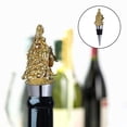 thumbnail image 3 of Tapón de botella de vino con forma de animal, hermético, a prueba de fugas, decoración universal, accesorios de zinc Tapón de uva dorado, 3 of 8