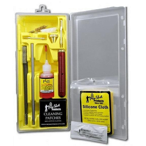 Pro-Shot Classic Box .40 Cal/10mm Gun Cleaning Kit, Eco-Friendly, Stainless Steel Tip