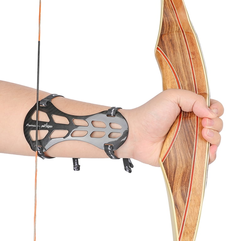 Carbon Fiber Archery Arm Guard with Adjustable UTX Buckle