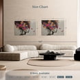 thumbnail image 4 of Elephant Stock Fluttering Afro Pop Wall Art - Horizontal Canvas Wall Art - Living Room Wall Decor - People Canvas - Blue And Black Decor - 51" x 34", 4 of 8