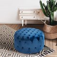 thumbnail image 1 of Homycasa Mid-Century Modern Velvet Cocktail Ottoman, 1 of 9