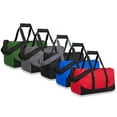 thumbnail image 4 of 30 Liter, 17 Inch Canvas Duffle Bags for Men and Women – Travel Weekender Overnight Carry-On Shoulder Duffel Tote Bags - Green, 4 of 5