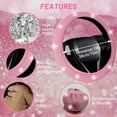 thumbnail image 3 of 27 Pcs Diamond Car Interior Accessories Set for Women, Include 15 Inch Steering Wheel Covers, Bling License Plate Frame, Bling Phone Holder, Bling Car Coasters, Pink, 3 of 18