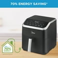 thumbnail image 5 of Midea 5.5 Qt Air fryer with Heat Express Technology, 9-in-1 Programs, MAD50109APK, New, 5 of 11