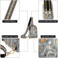 thumbnail image 6 of FORMRS Womens Crossbody Sling Bag Travel Daypack Shoulder Chest Backpack, Halloween Dancing Skeleton, 6 of 7