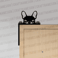 thumbnail image 3 of Craftnamesign French Bulldog Door Corner Hanger, Dog Door Corner Decor for Living Room, 3 of 5