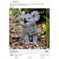 thumbnail image 3 of Resin Koala Garden Statue - Handcrafted Durable Resin, Weather-Resistant, 6x5 Inch, for Yard/Outdoor Decor, Unique Gift for Holidays, Frost/Rain/Sun Resistant, 3 of 6