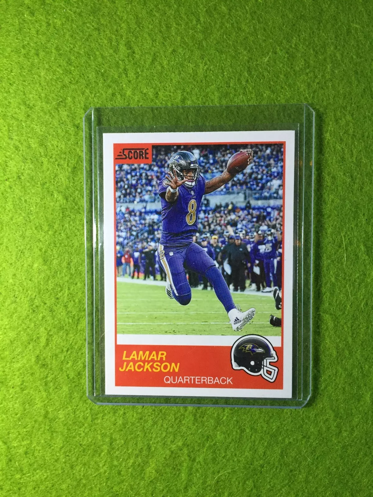 LAMAR JACKSON CARD BALTIMORE RAVENS 2019 Score Football