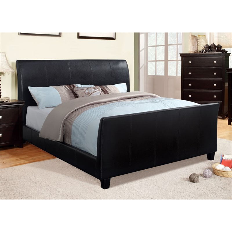 Furniture Of America Colvin California, Super King Leather Sleigh Bed