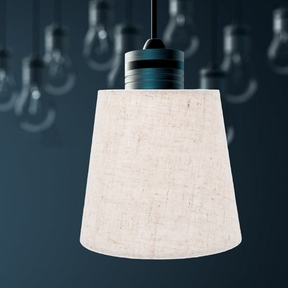 ELAYARD 1Pack Elegant Design Multi Color Fabric Lampshade for White Lamp Shades 5.98X5.98X5.51in