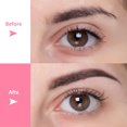 thumbnail image 4 of Tijeras artesanales curvas, Kit de cejas Unisex de acero inoxidable, pinzas inclinadas y cepillo para cejas para extensiones de pestañas, 4 of 7