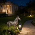 thumbnail image 3 of Clearance Outdoor Horse Statues with Solar Garden Light:Horse Garden Statues for Outside,Outdoor Figurine for Yard Art Lawn Ornaments Patio Balcony Home House - Birthday Gifts for Mom Dad, 3 of 6