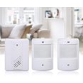 thumbnail image 1 of Timbre inalámbrico Alarma Timbre Bienvenido Sensor de movimiento Blanco con receptor y transmisor de largo alcance Protección de seguridad para el hogar o la oficina (uno con dos), 1 of 1
