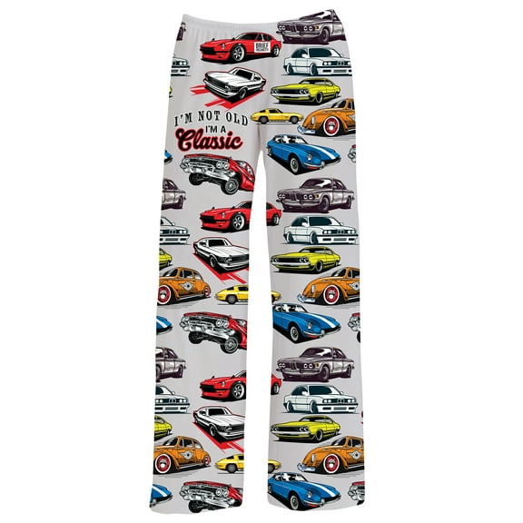 Collections Etc I'm Not Old I'm Classic Car Drawstring Lounge Pants
