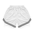 TSSOE Kids Boys Athletic Workout Shorts Double Layer Swim Trunks
