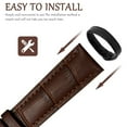 thumbnail image 3 of WIFKLSIIPG 【20mm】Universal Leather Watchband Accessory Compatible with Multiple Watch Fashionable and Versatile Design, 3 of 5
