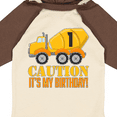 thumbnail image 4 of Inktastic 1st Birthday Construction Truck Cement Mixer Boys or Girls Long Sleeve Baby Bodysuit, 4 of 5