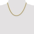 thumbnail image 3 of Auriga Fine Jewelry 14K Yellow Gold 4.3mm 3-Wire Wheat Chain Necklace 18inch for Women, 3 of 6