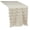 Ivory, variant on Chevron Modern Cotton Rectangular Table Runner with Fringe